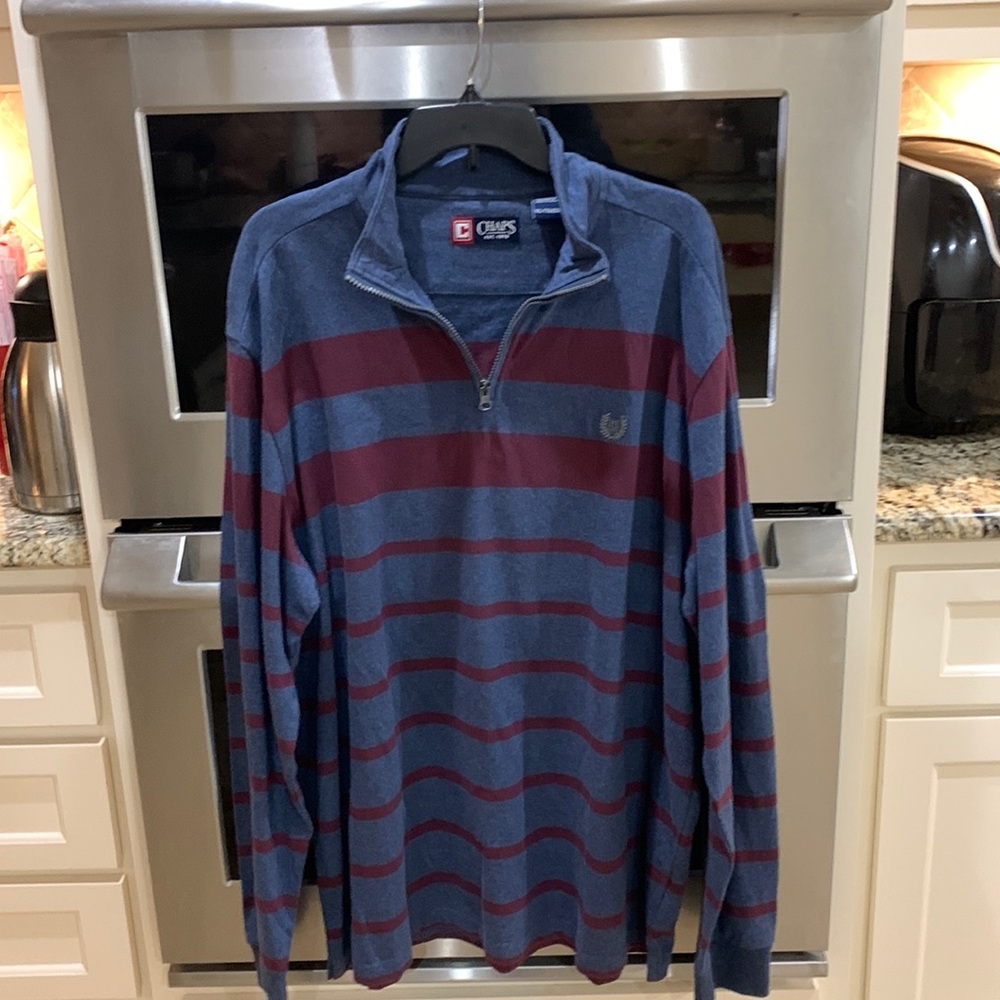 Chaps XXL/TTG soft cotton pullover shirt. This is a 2X big & tall fits large see